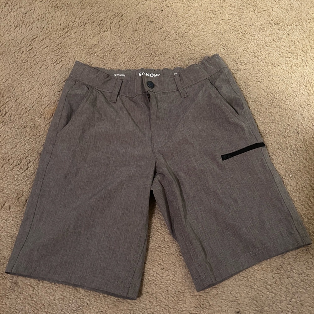 Sonoma Boy’s Charcoal Cargo Short